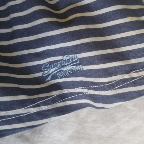 SOLD; Superdry Nautical Stripe Cotton Dress - Picture 12 of 15